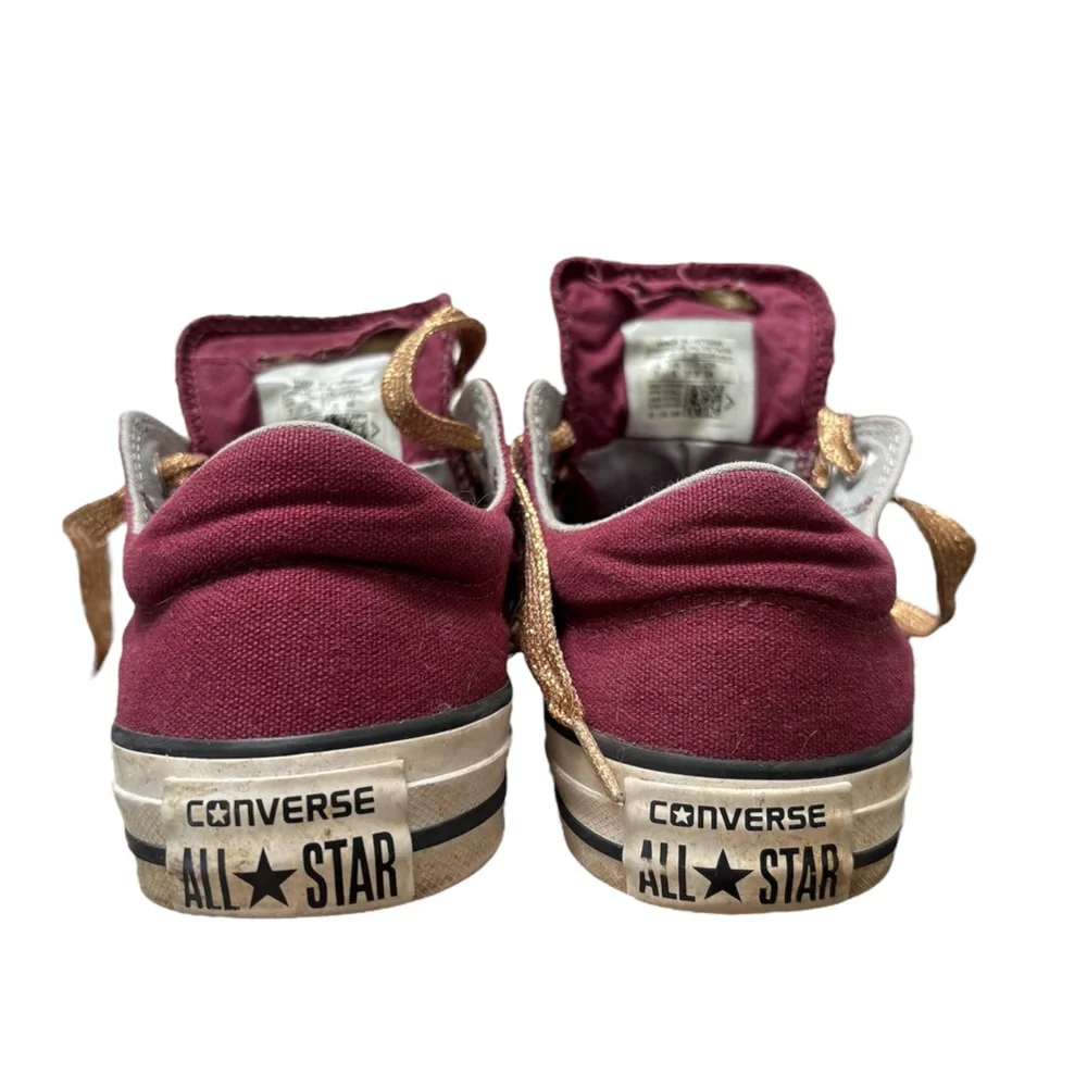 Converse Chuck Taylor All Star Shoes Women's 7 Burgundy Low Top